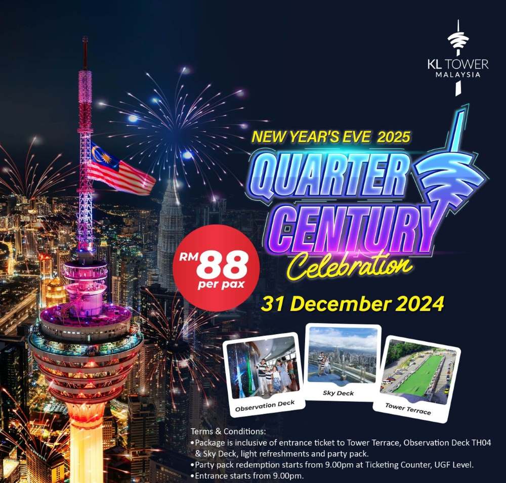 KL Tower Quarter Century New Year Celebrations 2025